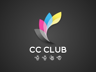 劉小紅的嘻嘻酒吧，，，英文用CC CLUBlogo設(shè)計