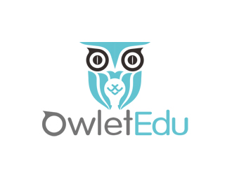 周國強(qiáng)的OwletEdu 卡通貓頭鷹logo設(shè)計
