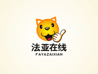 鄭國麟的法亞在線 學(xué)?？ㄍ╨ogo設(shè)計logo設(shè)計