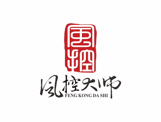 何嘉健的風控大師logo設(shè)計