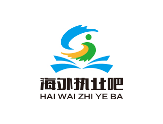 孫金澤的海外執(zhí)業(yè)吧藍(lán)色圖形logologo設(shè)計
