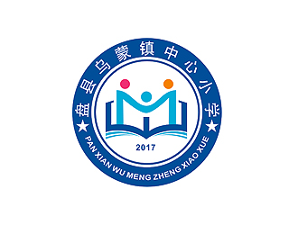 烏蒙鎮(zhèn)中心小學(xué)?；諛?biāo)志設(shè)計(jì)logo設(shè)計(jì)