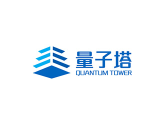 Quantum Tower 量子塔，對稱平衡圖形logo設計