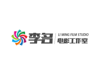 連杰的李名電影工作室(Li Ming Film Studio)標志設計logo設計