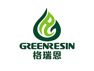 勞志飛的格瑞恩(GreenResin)logo設(shè)計