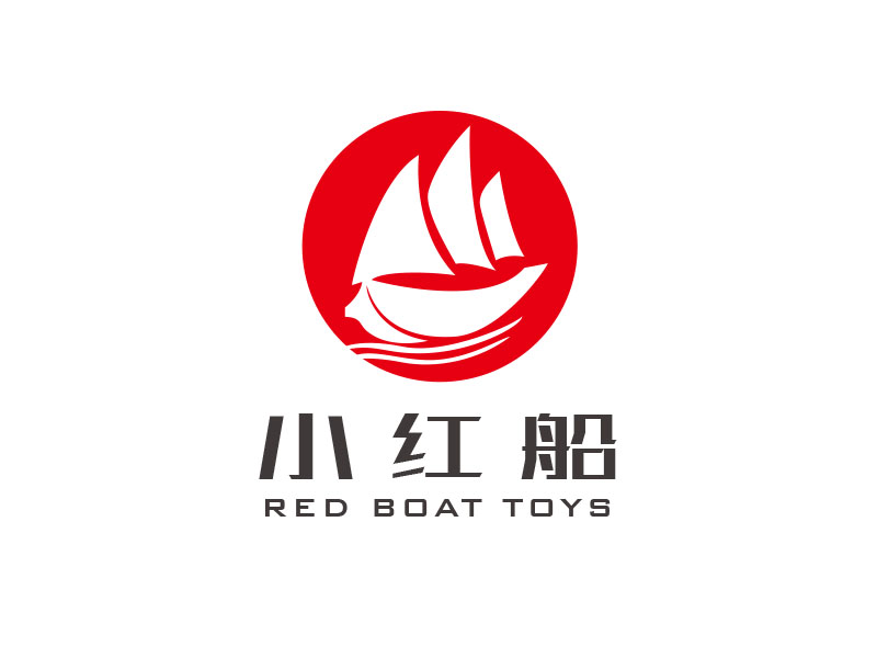 朱紅娟的小紅船 RED BOAT TOYSlogo設計