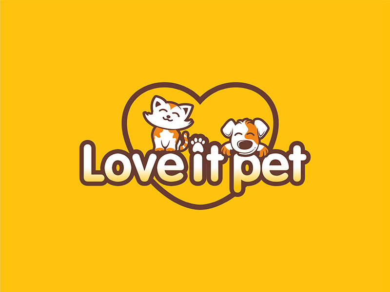 鄧建平的廣東愛它寵物用品有限公司logo設(shè)計