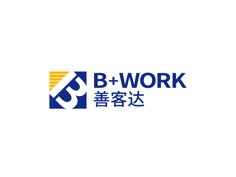 張俊的B+WORK 善客達(dá)logo設(shè)計
