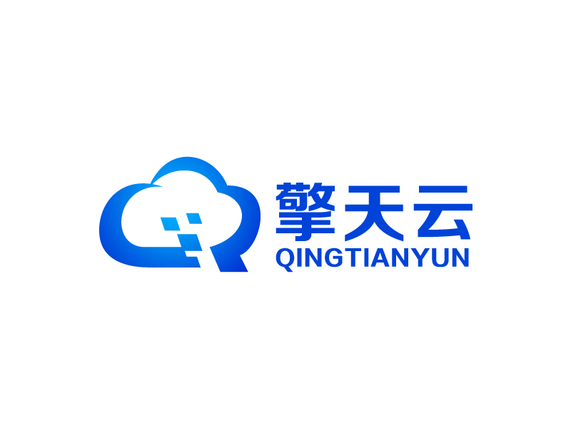 葉美寶的擎天云qingtianyunlogo設(shè)計