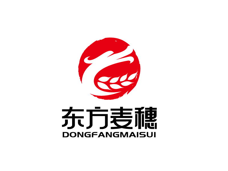 張俊的白酒品牌，東方麥穗logo設(shè)計(jì)