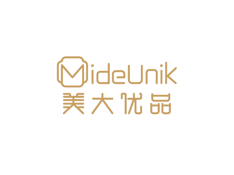 張俊的MideUnik   美大優(yōu)品logo設計