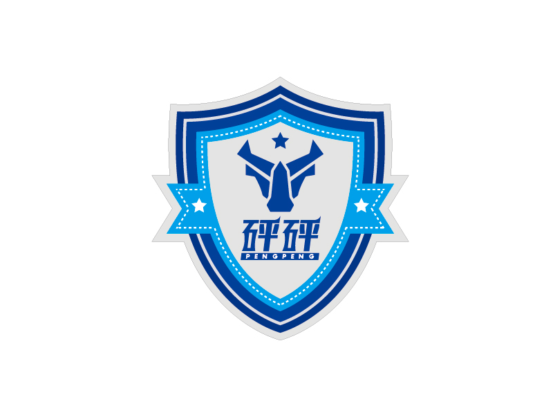劉青松的以砰砰商標(biāo)元素為基礎(chǔ),設(shè)計一個徽章LOGOlogo設(shè)計