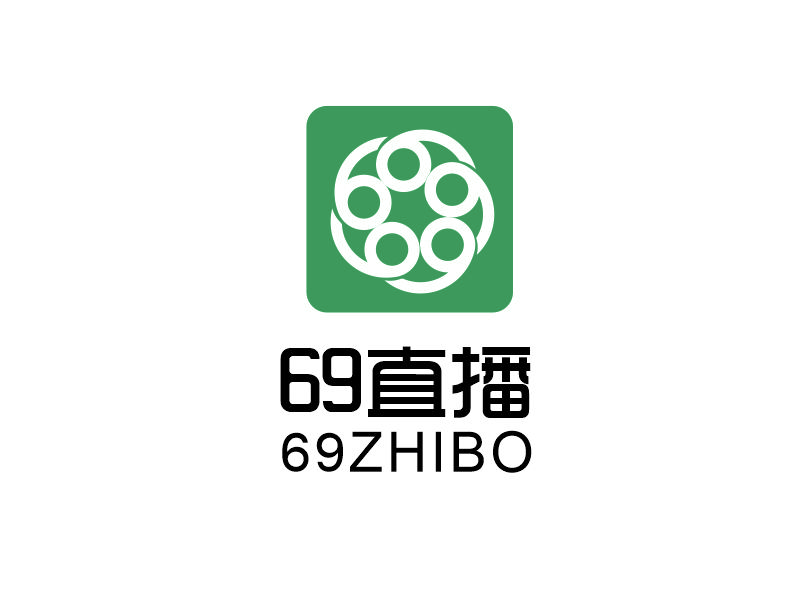 向紅的69直播logo設(shè)計(jì)
