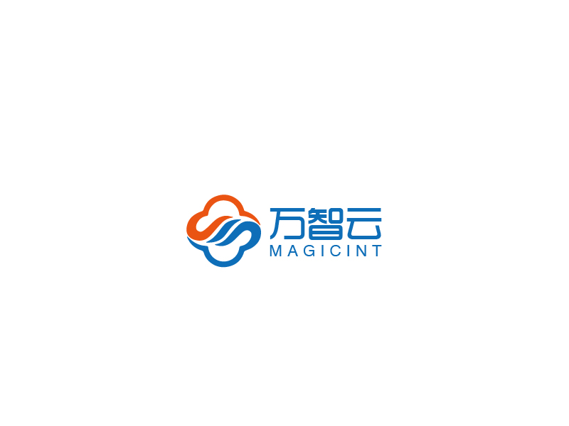 秦光華的中文：萬(wàn)智云 英文：magicintlogo設(shè)計(jì)