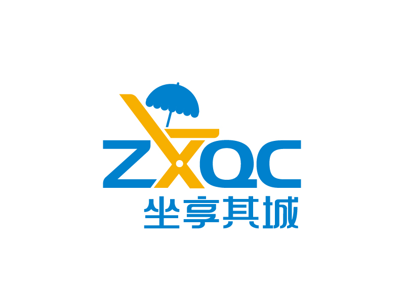 張俊的坐享其城logo設(shè)計
