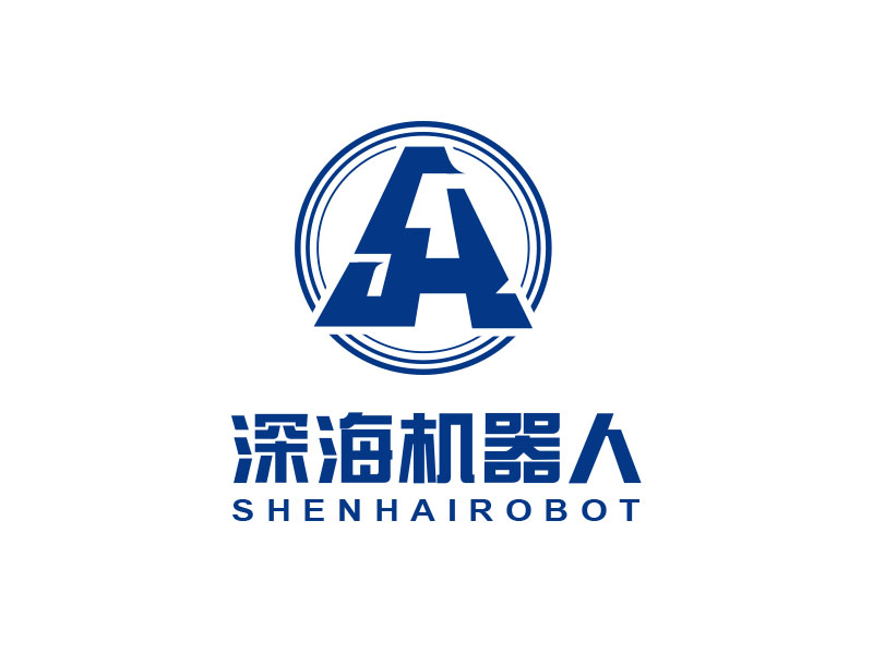 朱紅娟的深海探測機器人/深海機器人科技有限公司logo設(shè)計