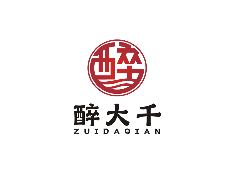 李杰的醉大千logo設(shè)計